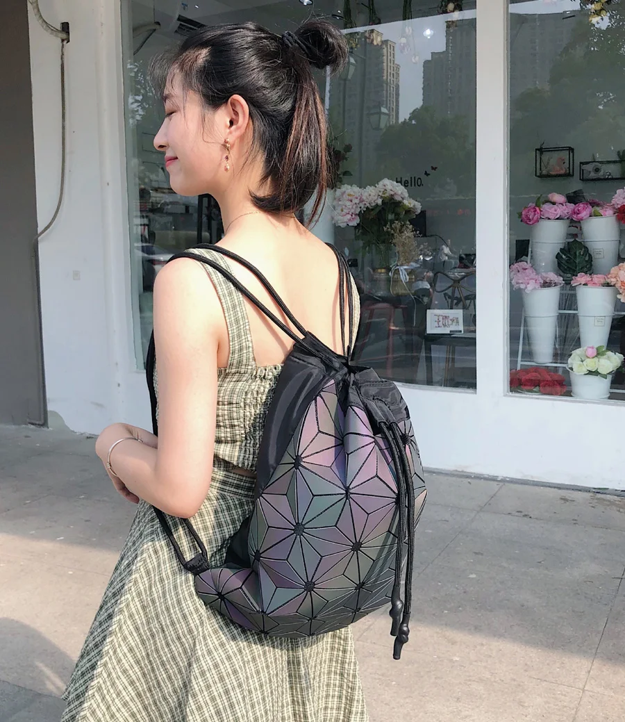 Aliwood New Brand Women Small Backpack For adolescent Girls Holographic Geometric Backpacks Drawstring Leather Backpack Rucksack
Aliwood New Brand Women Small Backpack For adolescent Girls Holographic Geometric Backpacks Drawstring Leather Backpack Rucksack