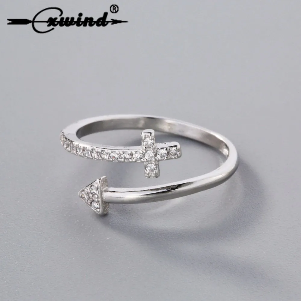 Cxwind Charm Arrow Cross Rings Sagittarius Zodiac Jewelry Cross Rings AAA Zircon Inlay Triangle Ring For Girl Women Gift Jewelry
Cxwind Charm Arrow Cross Rings Sagittarius Zodiac Jewelry Cross Rings AAA Zircon Inlay Triangle Ring For Girl Women Gift Jewelry