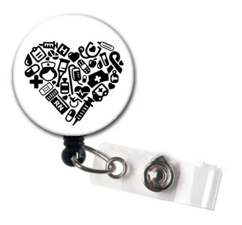 Medicine Love Art ID Badge Reel Holder Clip Holder Retractable Nurse RT 10PCS/LOT
Medicine Love Art ID Badge Reel Holder Clip Holder Retractable Nurse RT 10PCS/LOT