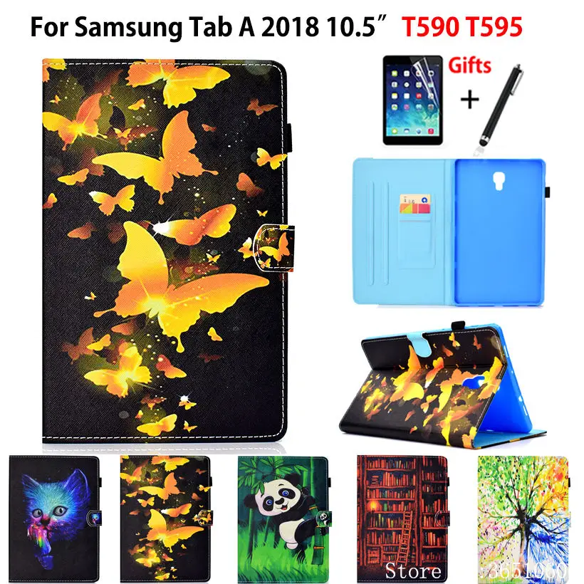Женский чехол для Samsung Galaxy Tab A A2 2018 10,5 дюйма, чехол для планшета T590 T595 T597, чехол с рисунком бабочки + пленка + ручка
Женский чехол для Samsung Galaxy Tab A A2 2018 10,5 дюйма, чехол для планшета T590 T595 T597, чехол с рисунком бабочки + пленка + ручка
