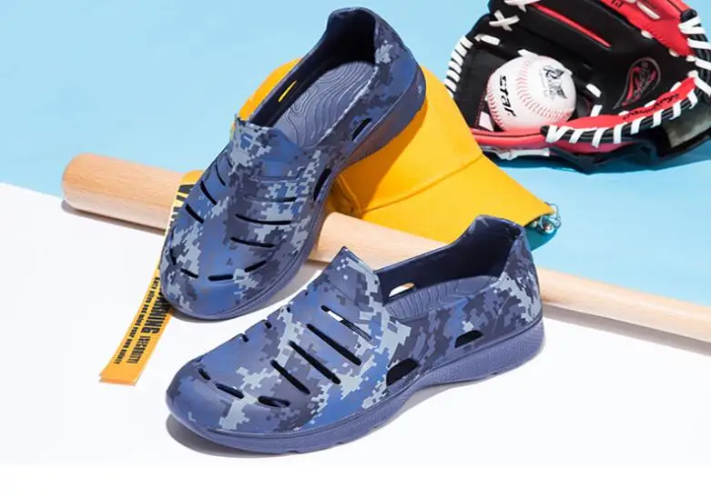 Breathable hole cutout Slip On male cool Flat Camo Shoes 3colours Casual summer man sandals Hollow Outdoor
Breathable hole cutout Slip On male cool Flat Camo Shoes 3colours Casual summer man sandals Hollow Outdoor