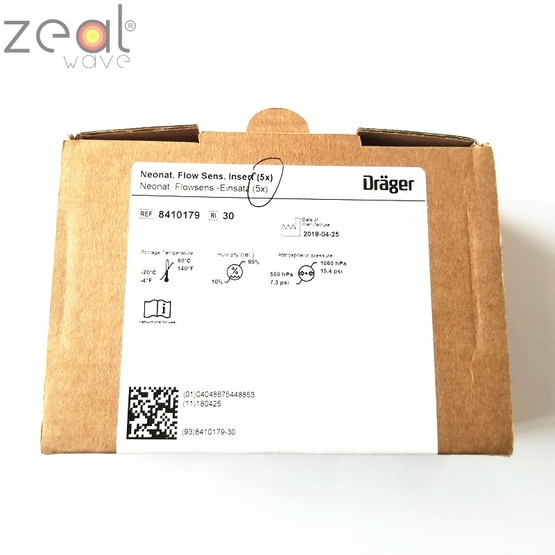 Новый и оригинальный датчик потока для Drager Neonatal 8410179 Baby log 8000 вентилятор Babylog