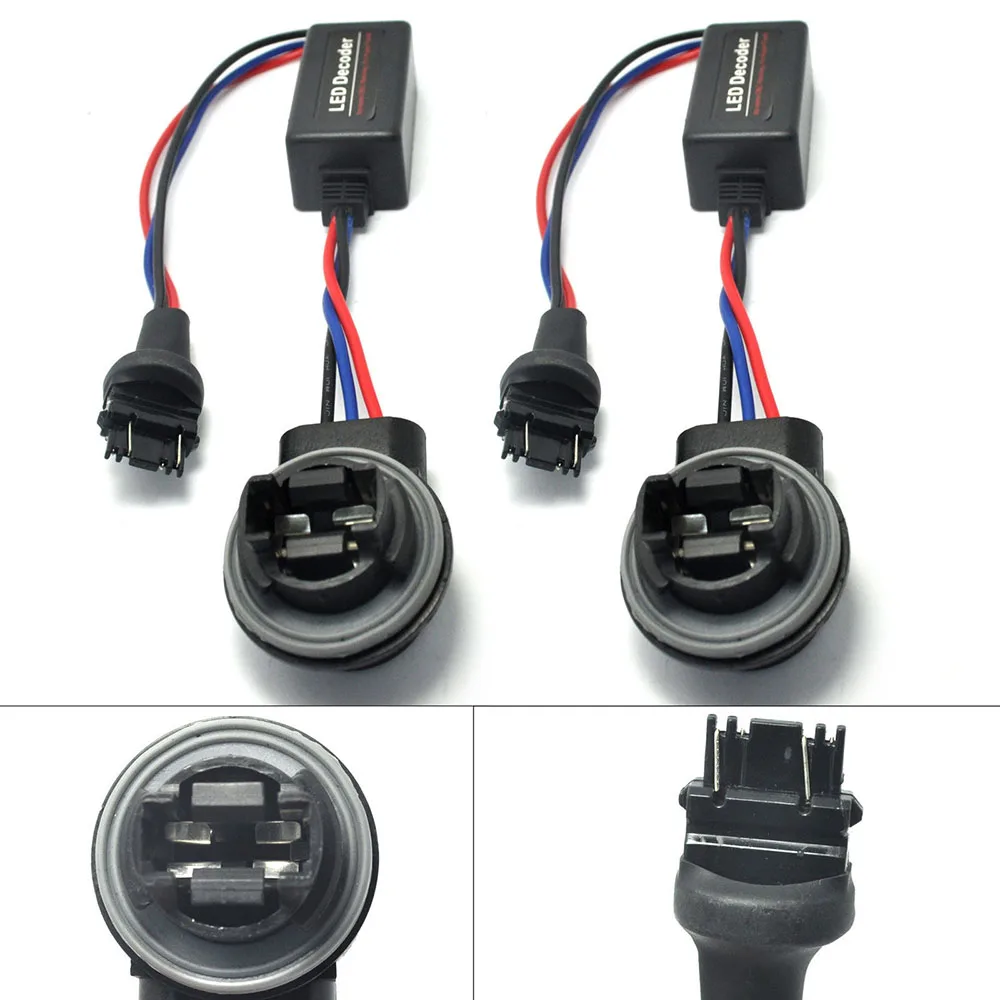 Auto 2Pcs 3157 LED Load Resistor Decoder Anti Hyper Blinking Flashing Error Free Canceller 2019 New Car Headlight Decoding Line
Auto 2Pcs 3157 LED Load Resistor Decoder Anti Hyper Blinking Flashing Error Free Canceller 2019 New Car Headlight Decoding Line