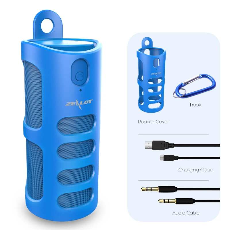 ZEALOT S8 3D Stereo Portable Bluetooth Speaker Wireless Subwoofer Touch Control TF Card AUX Play With Microphone
ZEALOT S8 3D Stereo Portable Bluetooth Speaker Wireless Subwoofer Touch Control TF Card AUX Play With Microphone