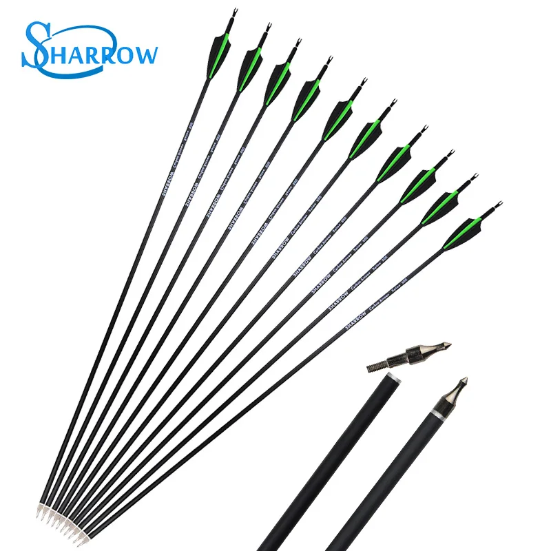 6/12pcs Archery Mix Carbon Arrows 500 Spine OD7.8mm 30"Arrow Outdoor Camping Practicing Shooting Hunting Competition Accessories
6/12pcs Archery Mix Carbon Arrows 500 Spine OD7.8mm 30"Arrow Outdoor Camping Practicing Shooting Hunting Competition Accessories