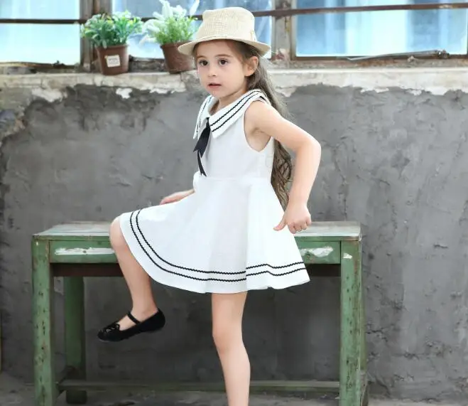 girls summer dress navy style baby girl princess sleeveless dresses kids party costume children clothin
girls summer dress navy style baby girl princess sleeveless dresses kids party costume children clothin