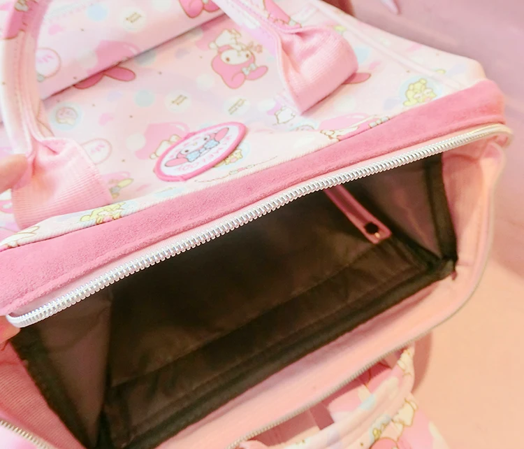 News Cartoon Cute Genuine My Melody Backpack Schoolbag High Quality Pu Pink Primary School Bags Melody Travel Bag For Girls Gift
News Cartoon Cute Genuine My Melody Backpack Schoolbag High Quality Pu Pink Primary School Bags Melody Travel Bag For Girls Gift