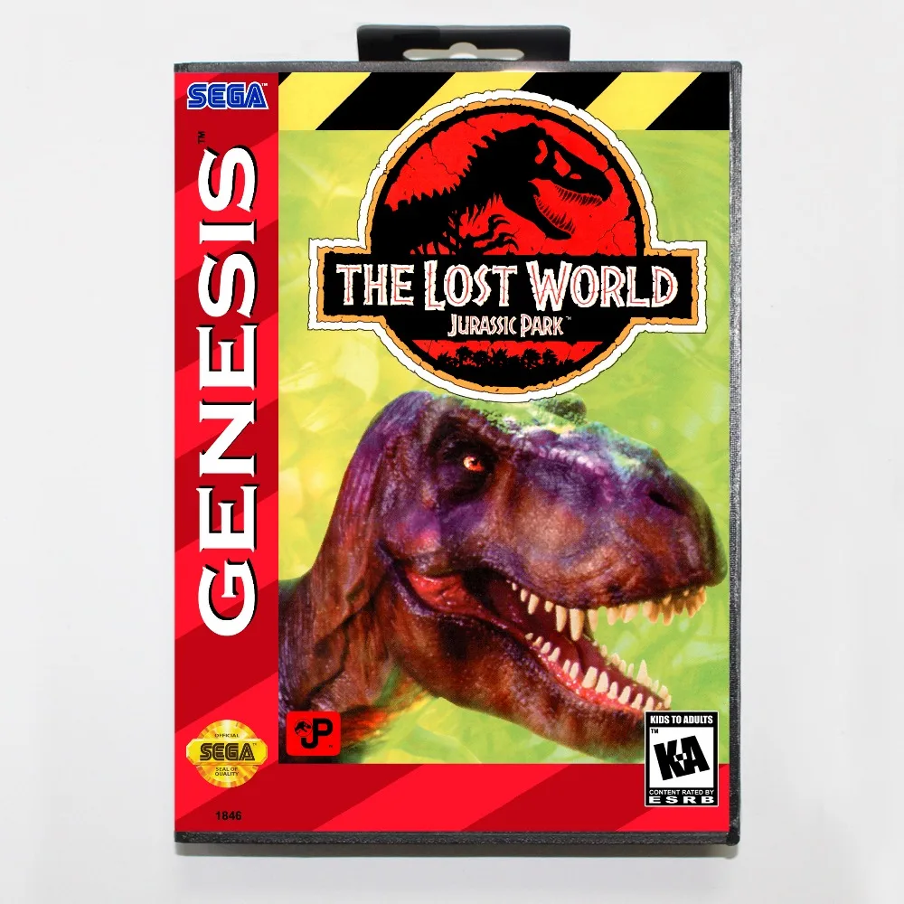 New 16 bit MD game card - lost world jurassic park with Retail box For Sega genesis system
New 16 bit MD game card - lost world jurassic park with Retail box For Sega genesis system