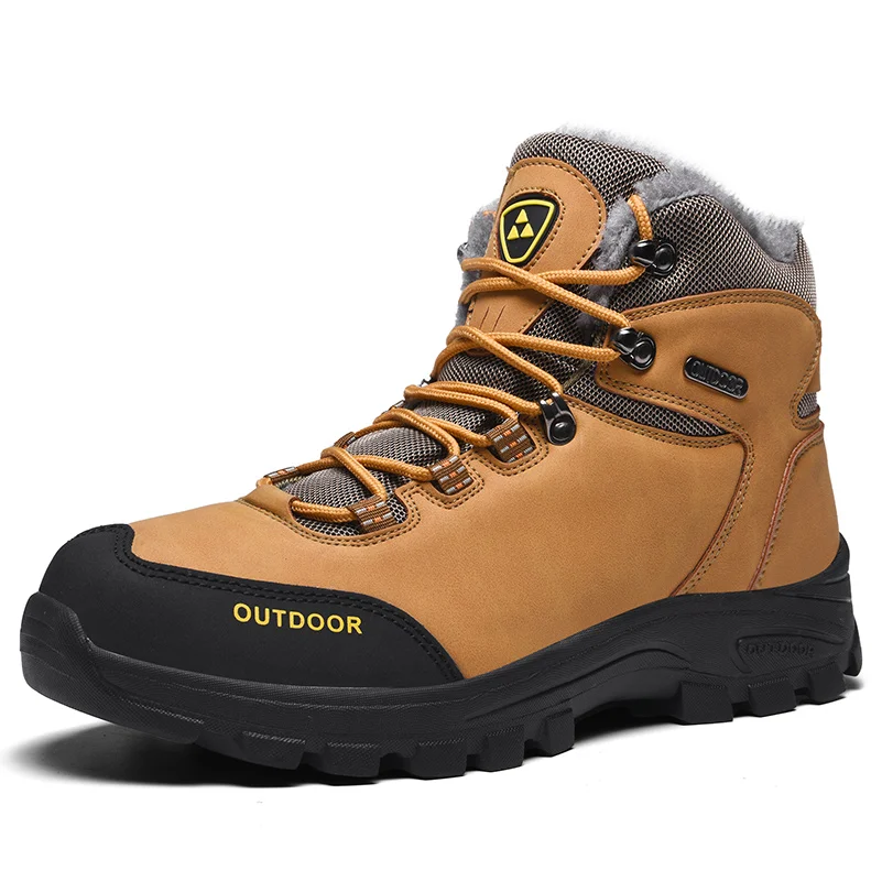 Hiking Shoes Men Warm Fur Winter Lace-up Climbing Shoes Large Size Outdoor Shoes Non-slip Shoes Black Mountain Sport Shoes 6028S
Hiking Shoes Men Warm Fur Winter Lace-up Climbing Shoes Large Size Outdoor Shoes Non-slip Shoes Black Mountain Sport Shoes 6028S