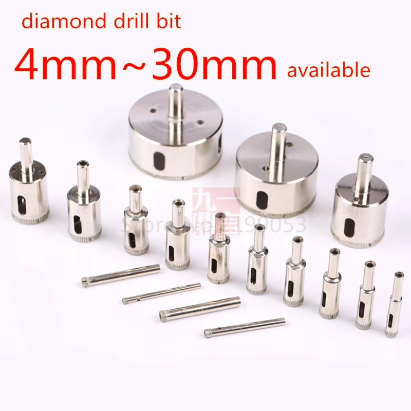 10pcs/lot 4mm~30mm Diamond Coated Core Hole Saw Drill Bit Set Tools for Tiles Marble Glass Ceramic etc.Free Shipping
10pcs/lot 4mm~30mm Diamond Coated Core Hole Saw Drill Bit Set Tools for Tiles Marble Glass Ceramic etc.Free Shipping