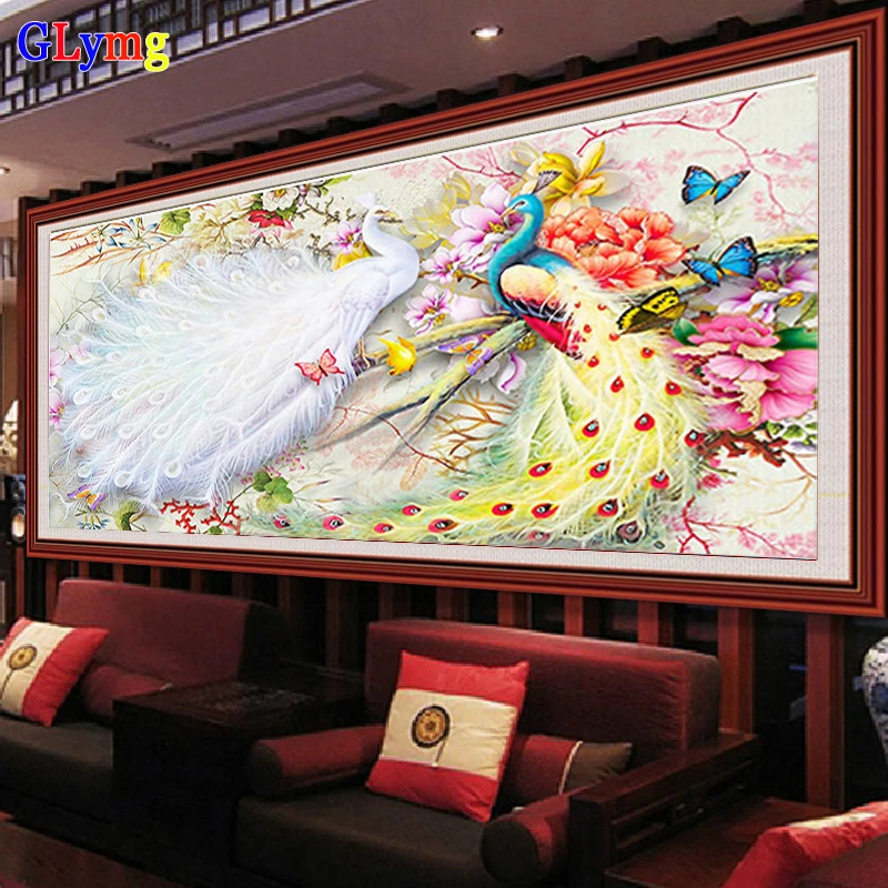 GLymg Diy Embroidery Handicrafts Peacock Peony Flower Diamond Painting Cross Stitch Part Round Drill Diamond Embroidery Decor
GLymg Diy Embroidery Handicrafts Peacock Peony Flower Diamond Painting Cross Stitch Part Round Drill Diamond Embroidery Decor