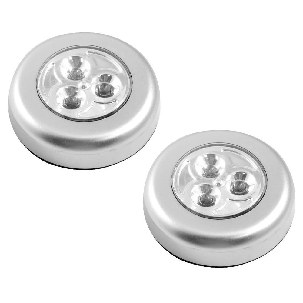 8 x self-stick N click 3 LED light battery operated push on/off touch lights Dropshipping
8 x self-stick N click 3 LED light battery operated push on/off touch lights Dropshipping