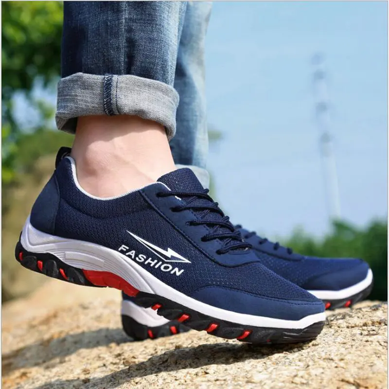 2019 Brand Male Black Bule sneaker Trainers Men OUTDOOR Casual Mesh Flat Shoes Lace Up Breathable Footwear flats yuj8
2019 Brand Male Black Bule sneaker Trainers Men OUTDOOR Casual Mesh Flat Shoes Lace Up Breathable Footwear flats yuj8
