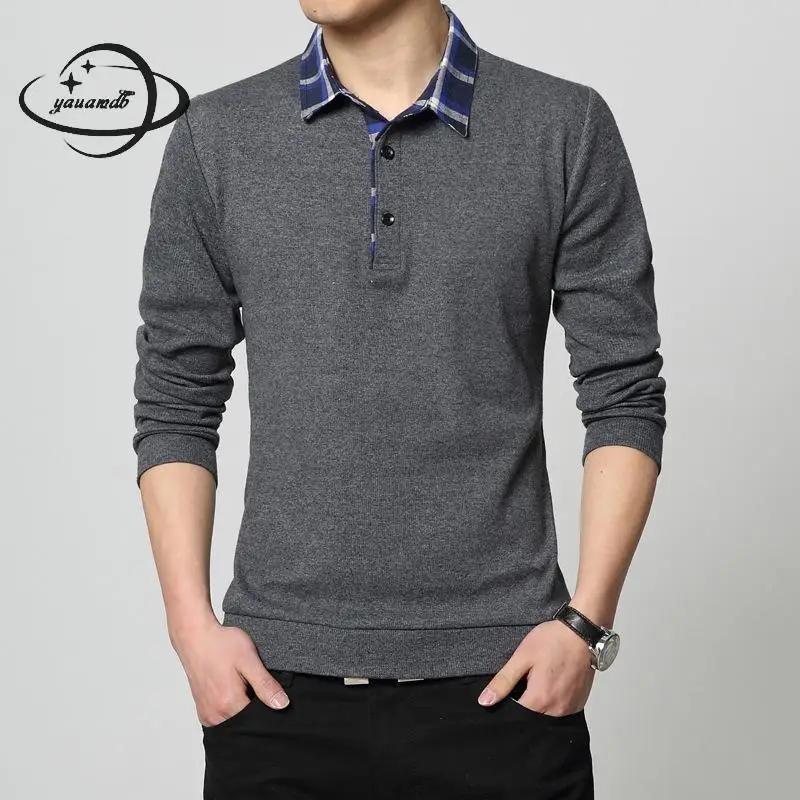 Asian Size M-5xl Yauamdb Men Polo Shirt Spring Autumn Male Cotton Long Sleeve Plaid Turn-down Collar Tee Solid Top Clothes
Asian Size M-5xl Yauamdb Men Polo Shirt Spring Autumn Male Cotton Long Sleeve Plaid Turn-down Collar Tee Solid Top Clothes
