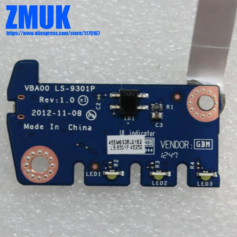 

New Original Power Button Board For Lenovo IdeaCentre C540 Series,P/N 90001760 LS-9301P