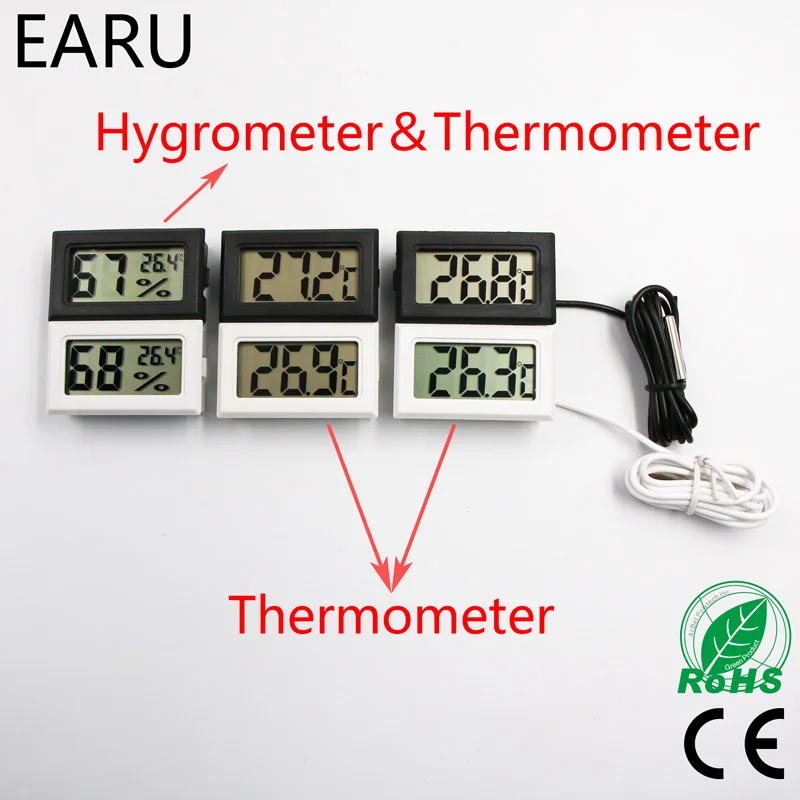 Mini Digital LCD Auto Car Pet Thermometer Humidity Temperature Meter Sensor Gauge Thermostat Hygrometer Pyrometer Thermograph
Mini Digital LCD Auto Car Pet Thermometer Humidity Temperature Meter Sensor Gauge Thermostat Hygrometer Pyrometer Thermograph