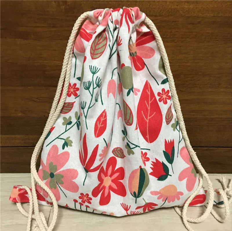 YILE Cotton Linen Drawstring Travel Backpack Student Book Bag Red Autumn Tree Leaf B12
YILE Cotton Linen Drawstring Travel Backpack Student Book Bag Red Autumn Tree Leaf B12