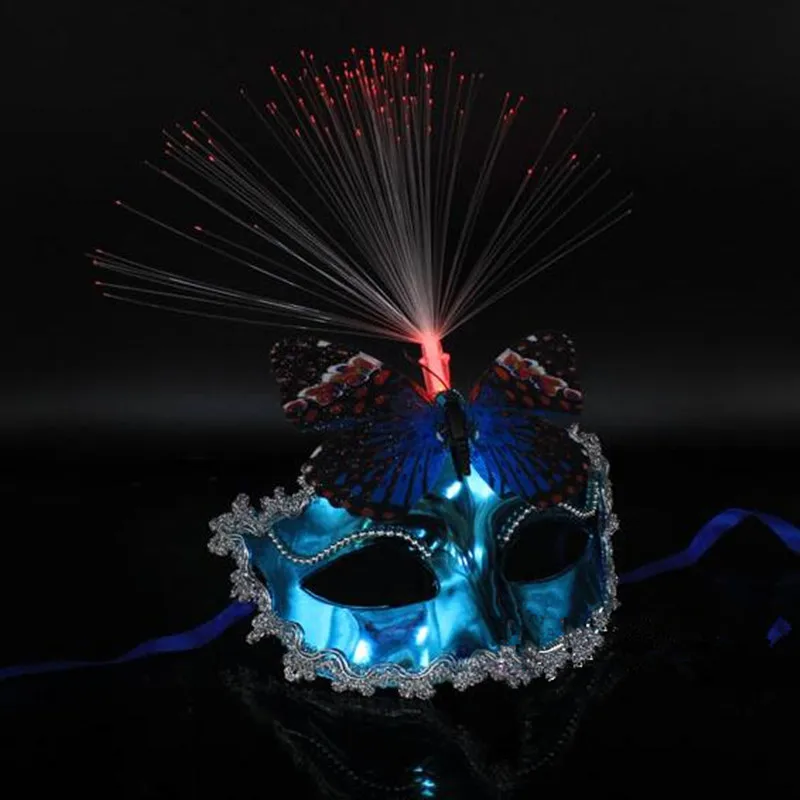 16pcs/lot Lighting Mask LED Flashing Butterfly Fiber Masks Venice Half Face Mask Princess Festival Dance Party Supplies
16pcs/lot Lighting Mask LED Flashing Butterfly Fiber Masks Venice Half Face Mask Princess Festival Dance Party Supplies