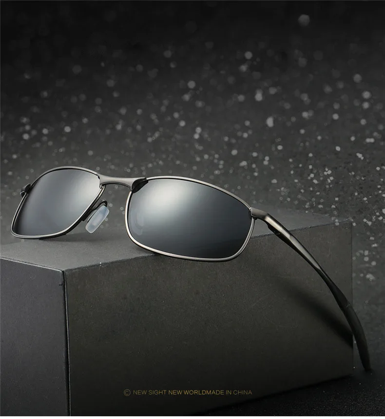 Солнцезащитные очки Мужские поляризационные, модные брендовые дизайнерские солнечные очки в литой оправе, для вождения, с защитой UV400
Солнцезащитные очки Мужские поляризационные, модные брендовые дизайнерские солнечные очки в литой оправе, для вождения, с защитой UV400