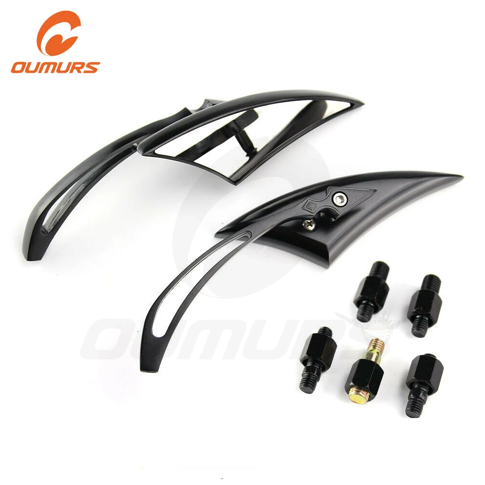 OUMURS 8mm 10mm Motorcycle Black Rearview Side Mirrors For Harley Softail Sportster Honda Suzuki Scooter Mirrors Universal
OUMURS 8mm 10mm Motorcycle Black Rearview Side Mirrors For Harley Softail Sportster Honda Suzuki Scooter Mirrors Universal