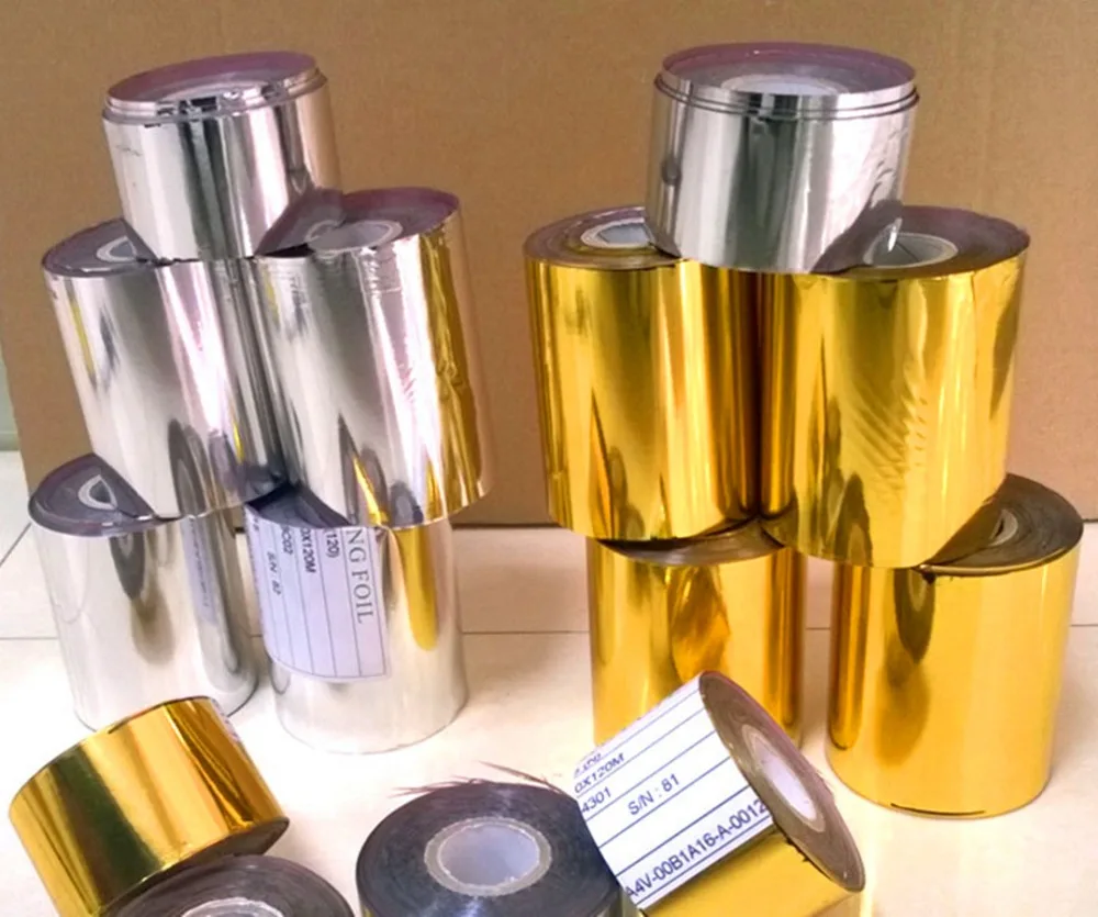 3Rolls Gold Hot Stamping Foil Papers 4cmx120m Heat Press Paper for Leather Bronzing Machine PU Heat Transfer Paper Custom Design
3Rolls Gold Hot Stamping Foil Papers 4cmx120m Heat Press Paper for Leather Bronzing Machine PU Heat Transfer Paper Custom Design