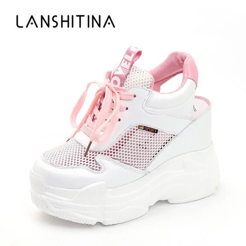 New Casual Shoes Women's Flats Shoes Mesh Breathable Platform Wedge Heels Shoes 11cm Summer Sneakers Zapatillas Deportivas Mujer
New Casual Shoes Women's Flats Shoes Mesh Breathable Platform Wedge Heels Shoes 11cm Summer Sneakers Zapatillas Deportivas Mujer