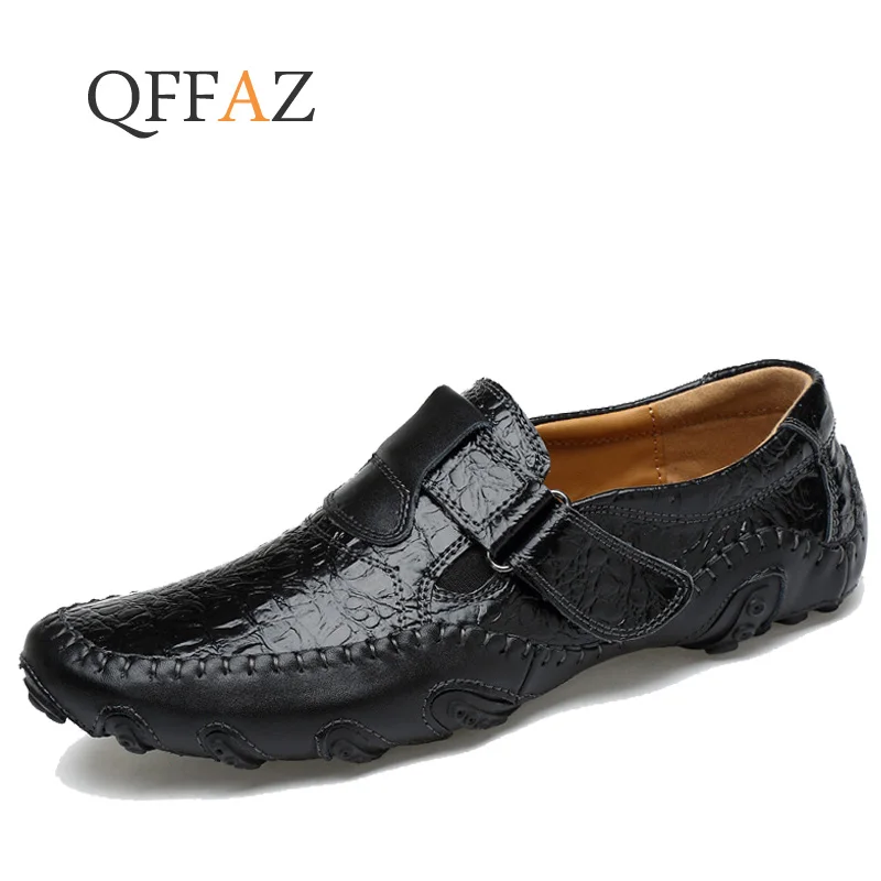QFFAZ Handmade Genuine Leather Men's Flats Casual Luxury Men Loafers Comfortable Soft Driving Shoes Slip On Leather Moccasins
QFFAZ Handmade Genuine Leather Men's Flats Casual Luxury Men Loafers Comfortable Soft Driving Shoes Slip On Leather Moccasins