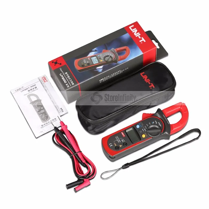 UNI-T UT202A AC LCD Digital Clamp Meter Multimeter Handheld Tester Ohm BI151