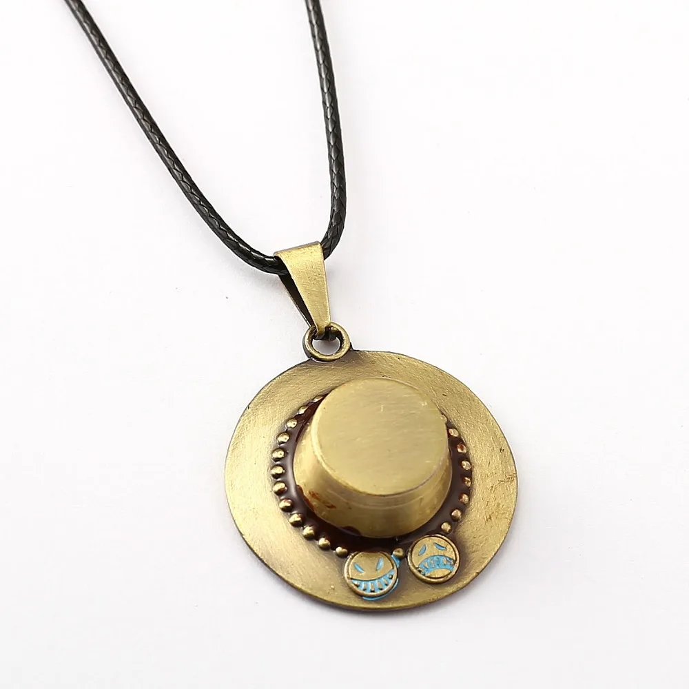 ONE PIECE Necklace Ace Hat Pendant Necklace Friendship Men Women Anime Jewelry Choker Accessories YS11448
ONE PIECE Necklace Ace Hat Pendant Necklace Friendship Men Women Anime Jewelry Choker Accessories YS11448