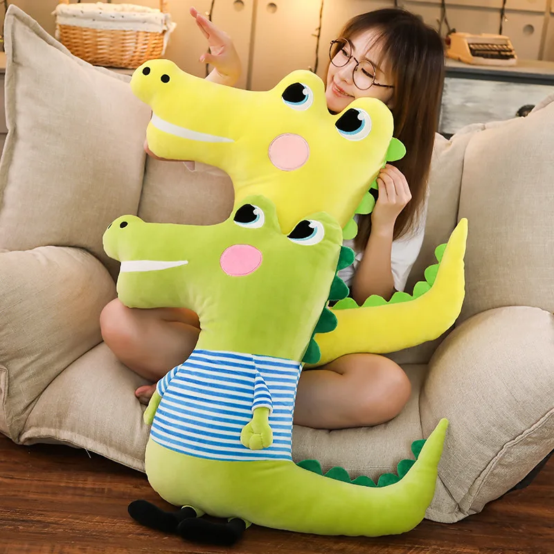 1pc 50/70cm Cartoon Crocodile Long Pillow Plush Toy Soft Stuffed Cushion Big Eyes Kawaii Lovely Gifts For Children Kids Presents
1pc 50/70cm Cartoon Crocodile Long Pillow Plush Toy Soft Stuffed Cushion Big Eyes Kawaii Lovely Gifts For Children Kids Presents