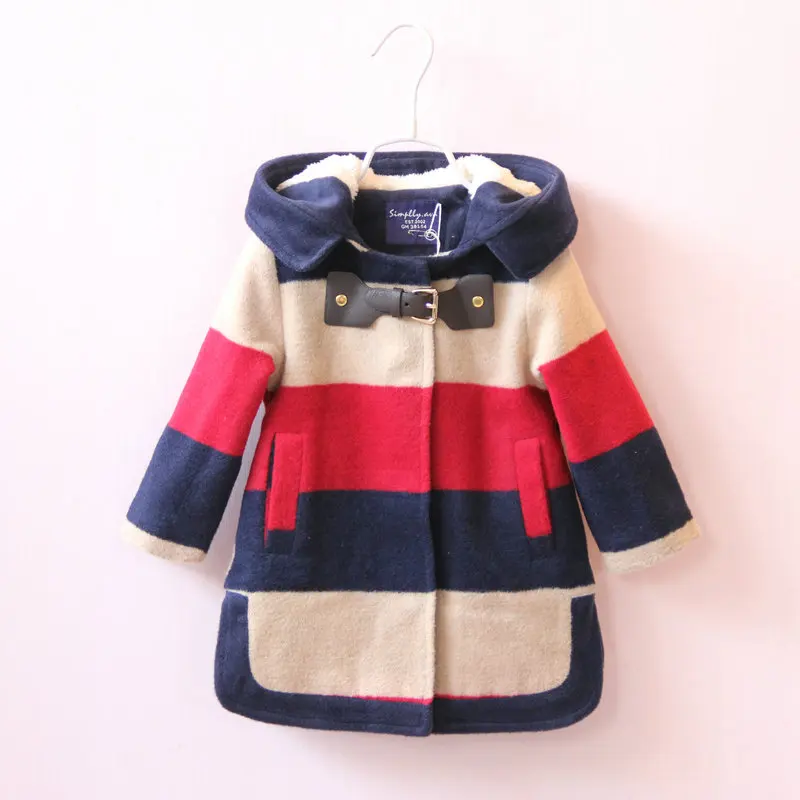 2016 new winter Girls Kids boys Striped Hooded jacket coat outer clothing comfortable cute baby Clothes Children Clothing 20W
2016 new winter Girls Kids boys Striped Hooded jacket coat outer clothing comfortable cute baby Clothes Children Clothing 20W