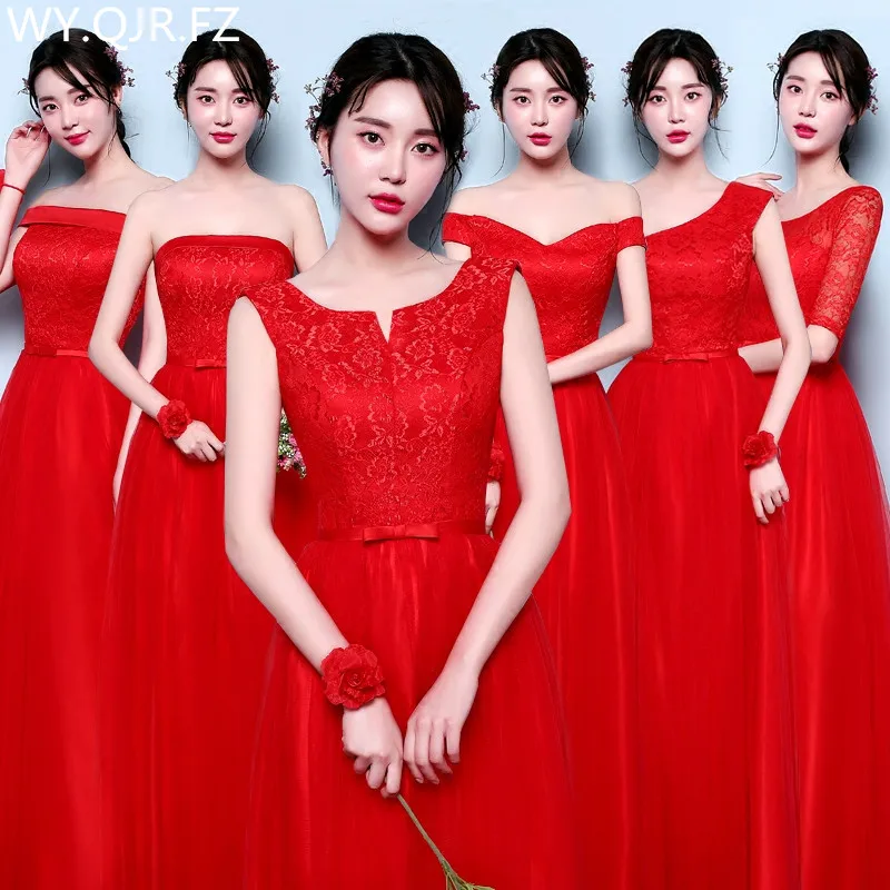 YNHS#Red Bridesmaid dresses graduation long dinner dress girl new beanpaste wedding party dress 2019 prom gown fashion women
YNHS#Red Bridesmaid dresses graduation long dinner dress girl new beanpaste wedding party dress 2019 prom gown fashion women