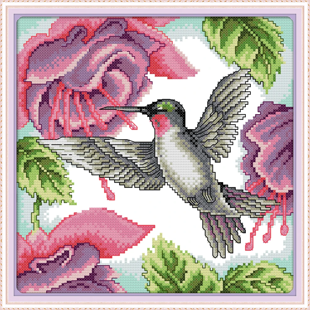 Hummingbirds 1 cross stitch kit aida 14ct 11ct count print canvas cross stitches needlework embroidery DIY handmade
Hummingbirds 1 cross stitch kit aida 14ct 11ct count print canvas cross stitches needlework embroidery DIY handmade