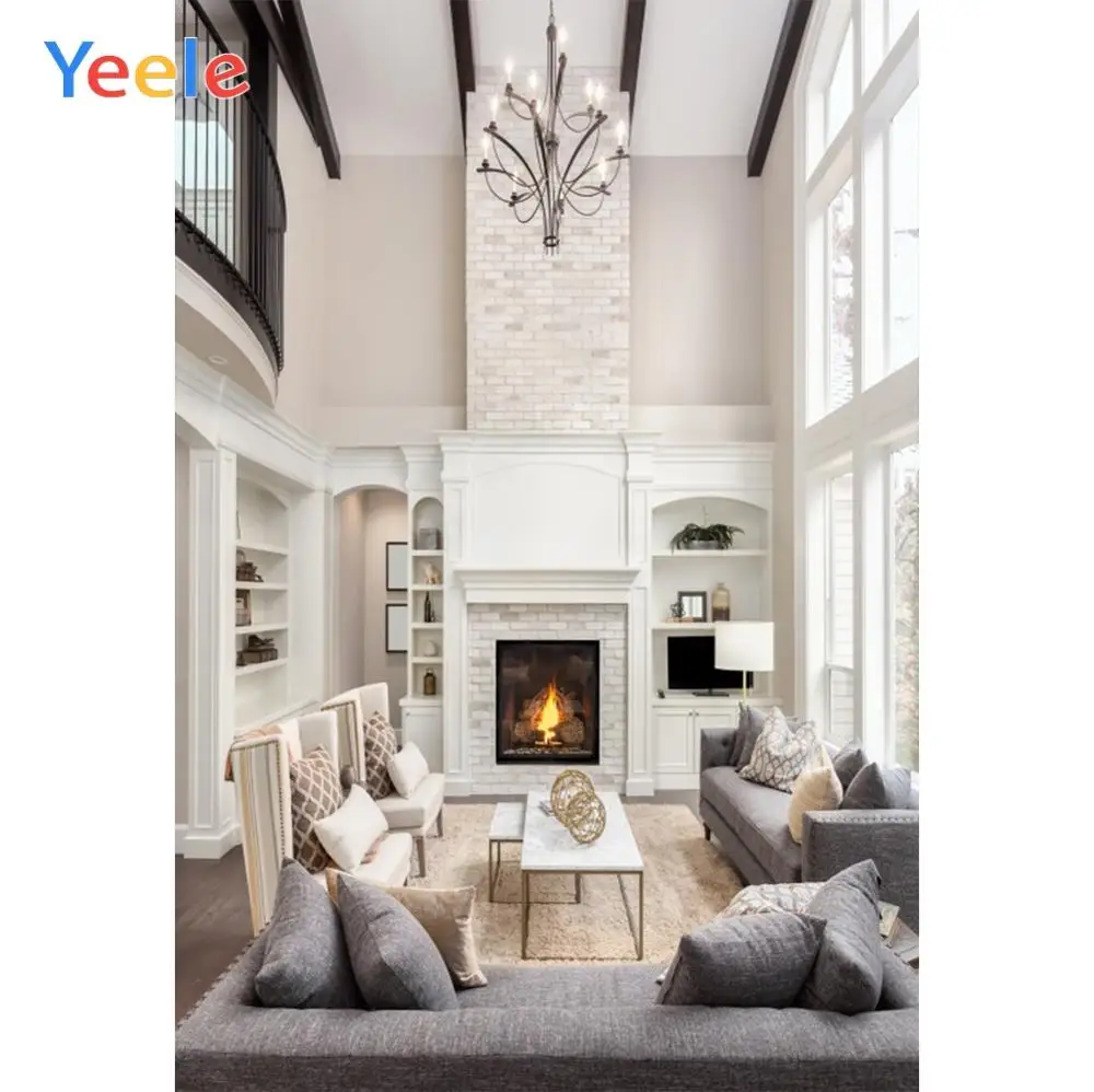 Yeele Living Room Fireplace Sofa Pillow Lamp Interior Photography Backgrounds Customized Photographic Backdrops for Photo Studio
Yeele Living Room Fireplace Sofa Pillow Lamp Interior Photography Backgrounds Customized Photographic Backdrops for Photo Studio