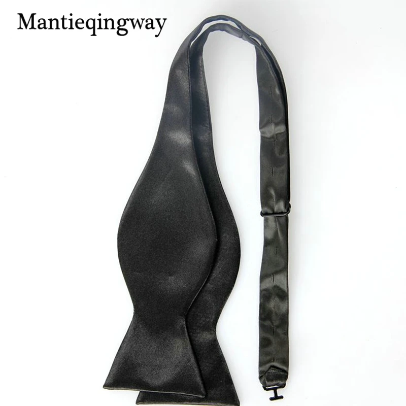 Мужской галстук-бабочка Mantieqingway 7 см однотонный для свадебной вечеринки |