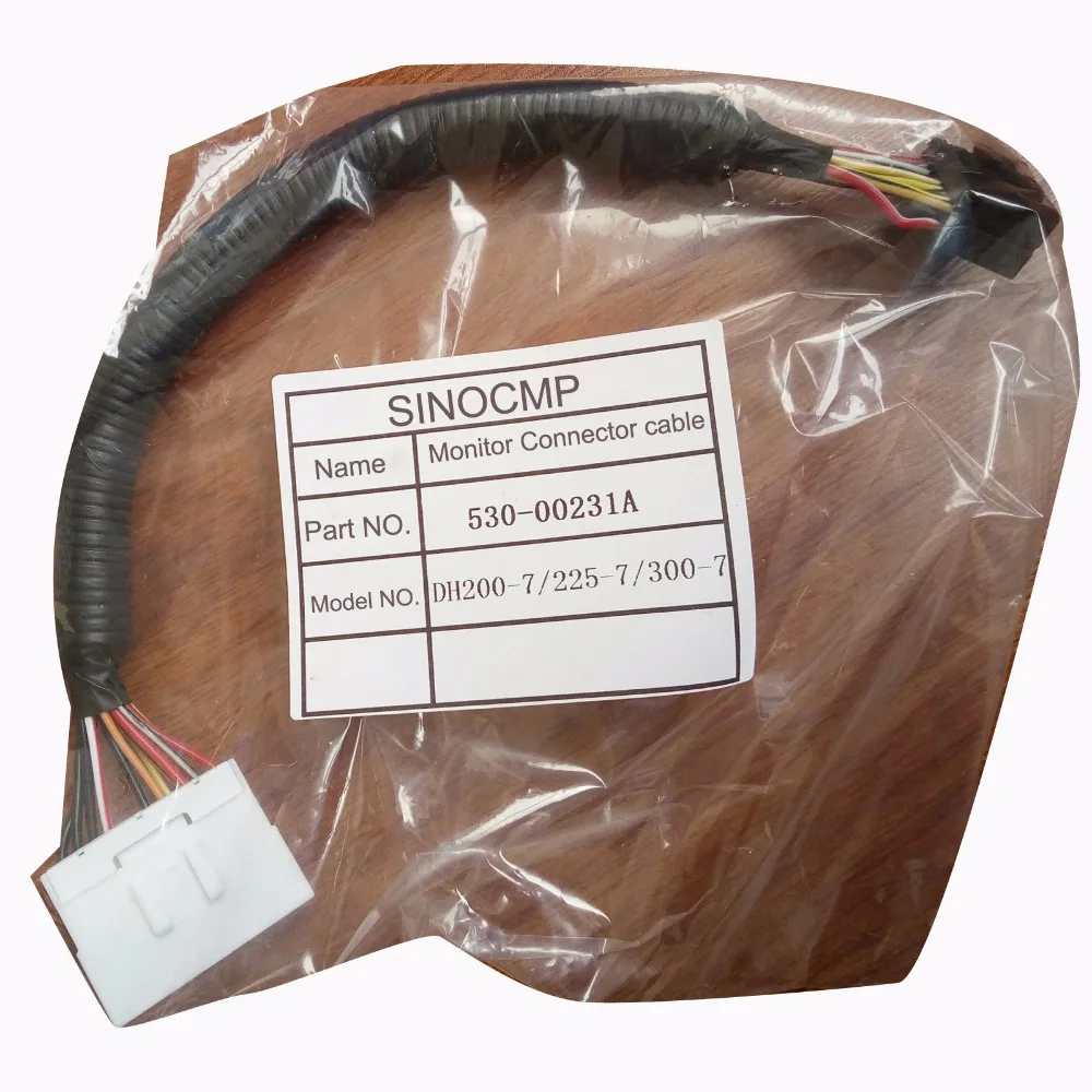 DH220-5 Monitor Connector Cable 530-00231A for Daewoo Doosan Excavator LCD Panel
DH220-5 Monitor Connector Cable 530-00231A for Daewoo Doosan Excavator LCD Panel