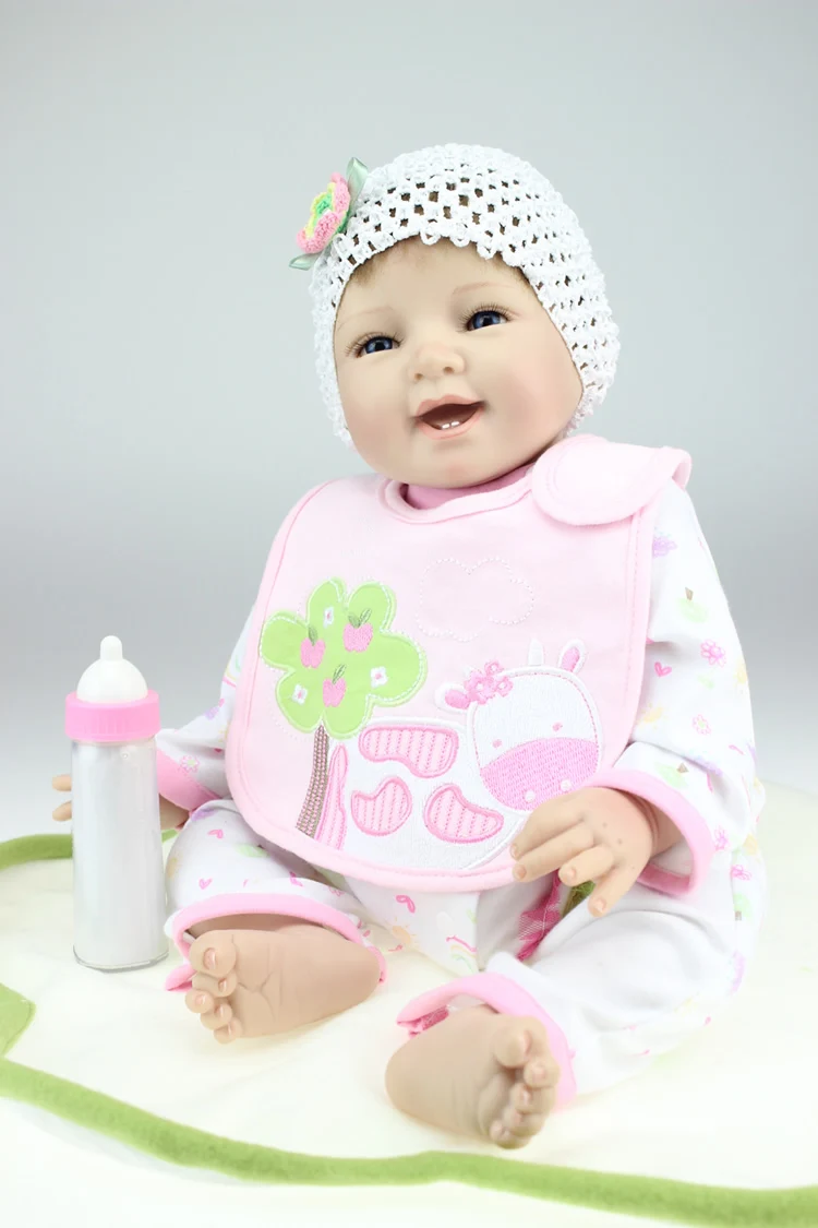 Silicone Laughing Reborn Baby Doll Simulation Doll Princess Accompany Dolls Girl Brinquedos Toys Wedding Christmas Birthday Gift
Silicone Laughing Reborn Baby Doll Simulation Doll Princess Accompany Dolls Girl Brinquedos Toys Wedding Christmas Birthday Gift