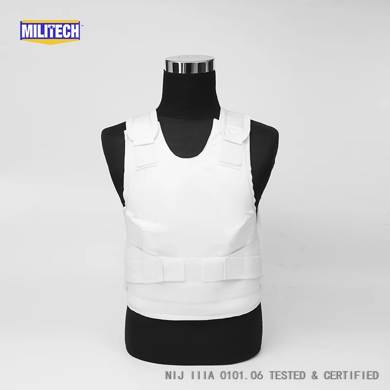 Белый женский пуленепробиваемый жилет Militech NIJ IIIA 3A и Level 1, скрытый пуленепробиваемый жилет из тварона, арамидного пуленепробиваемого жилета
Белый женский пуленепробиваемый жилет Militech NIJ IIIA 3A и Level 1, скрытый пуленепробиваемый жилет из тварона, арамидного пуленепробиваемого жилета