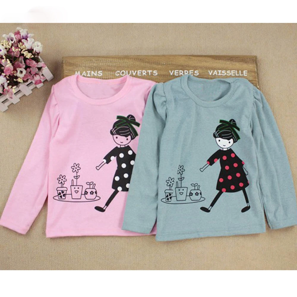 Oklady Kids Toddler Clothes Baby Girls Clothing Cartoon Girl Print Long Sleeve T shirts Casual Blouse Tops Children's Clothing
Oklady Kids Toddler Clothes Baby Girls Clothing Cartoon Girl Print Long Sleeve T shirts Casual Blouse Tops Children's Clothing