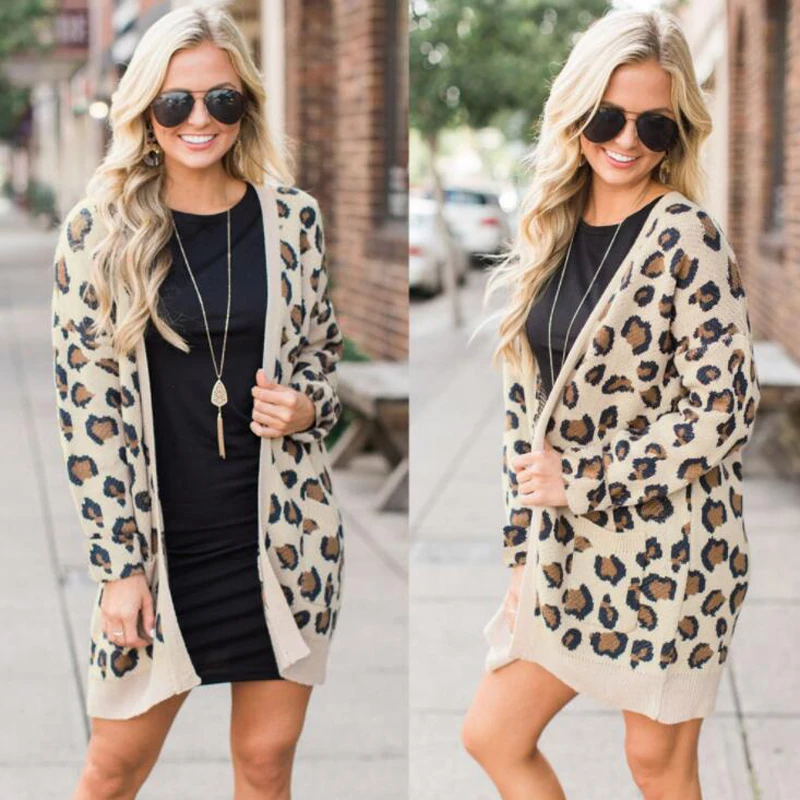 Sexy Cardigan Leopard Comfortable Slim Jacket Fashion New Style Printed Trench Coat For Women Long Coat
Sexy Cardigan Leopard Comfortable Slim Jacket Fashion New Style Printed Trench Coat For Women Long Coat