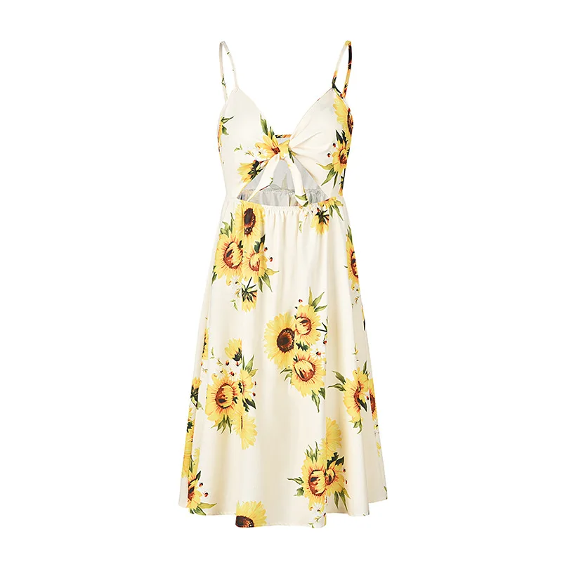 Women Summer Dress High Waist Sleeveless Sexy Dress Ladies Dresses Strap V-Neck Lace Up Hollow Out Print Casual Beach Dress
Women Summer Dress High Waist Sleeveless Sexy Dress Ladies Dresses Strap V-Neck Lace Up Hollow Out Print Casual Beach Dress