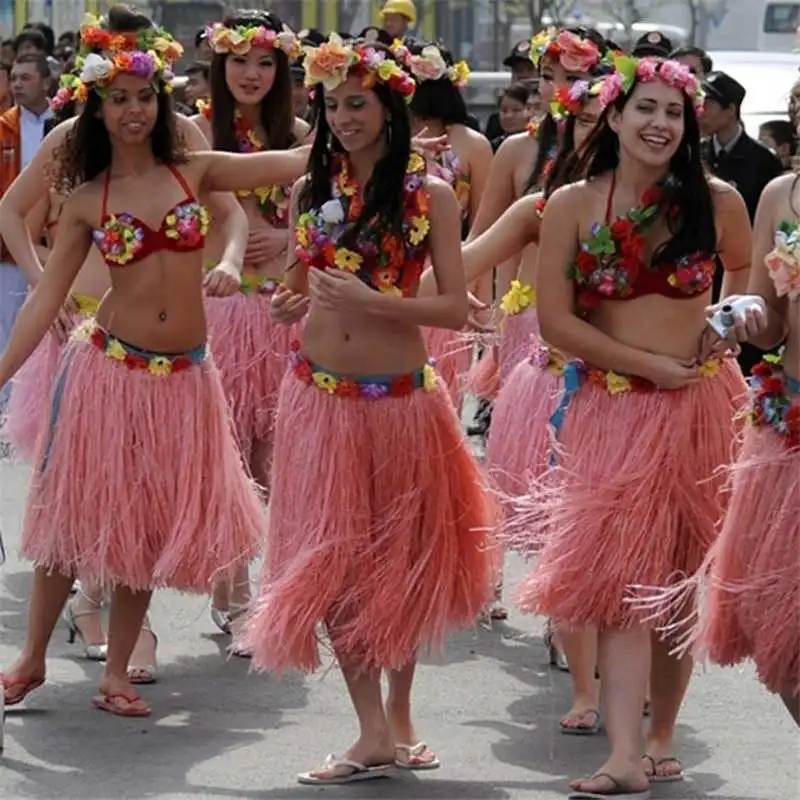 Plastic Fibers Women Grass Skirts Hula Skirt Hawaiian costumes 60CM Ladies Dress Up 6PCS /set
Plastic Fibers Women Grass Skirts Hula Skirt Hawaiian costumes 60CM Ladies Dress Up 6PCS /set