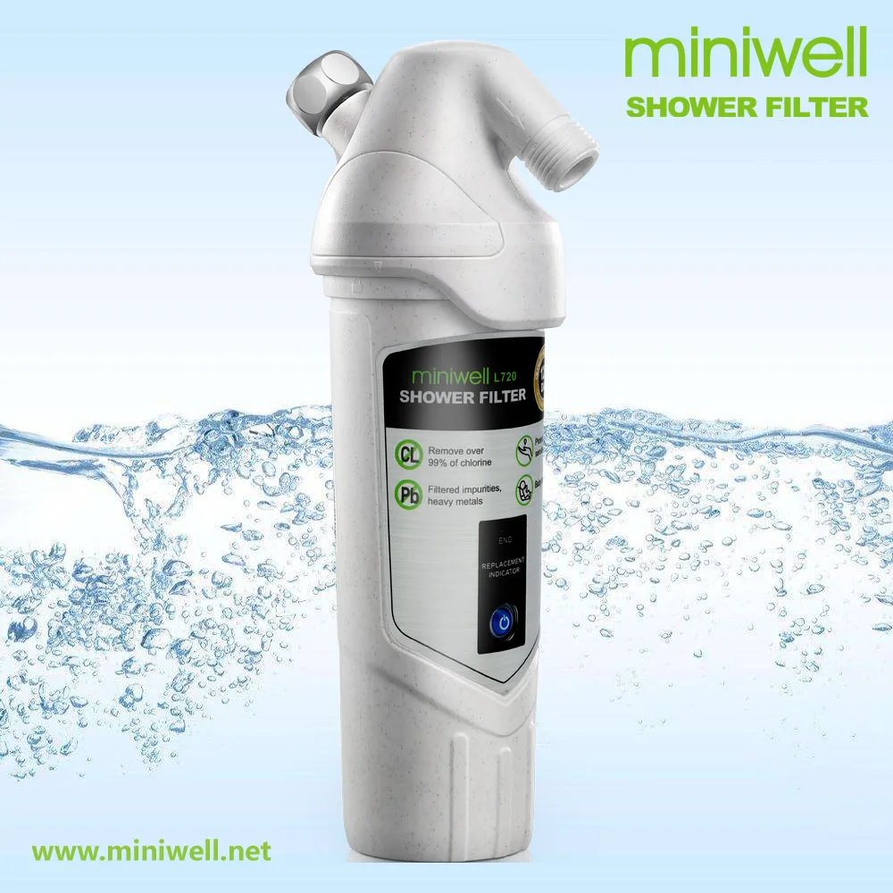 Free shipping Miniwell L720 shower water filter, remove chlorine with carbon media
Free shipping Miniwell L720 shower water filter, remove chlorine with carbon media
