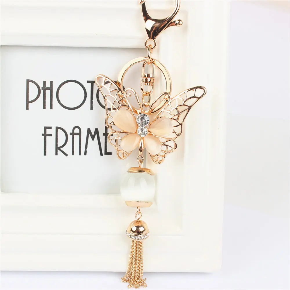 Butterfly Bead Pendant Charm Rhinestone Crystal Keyring Key Chain for Handbag Purse Wedding Party Lover Friend Carkey Gift
Butterfly Bead Pendant Charm Rhinestone Crystal Keyring Key Chain for Handbag Purse Wedding Party Lover Friend Carkey Gift