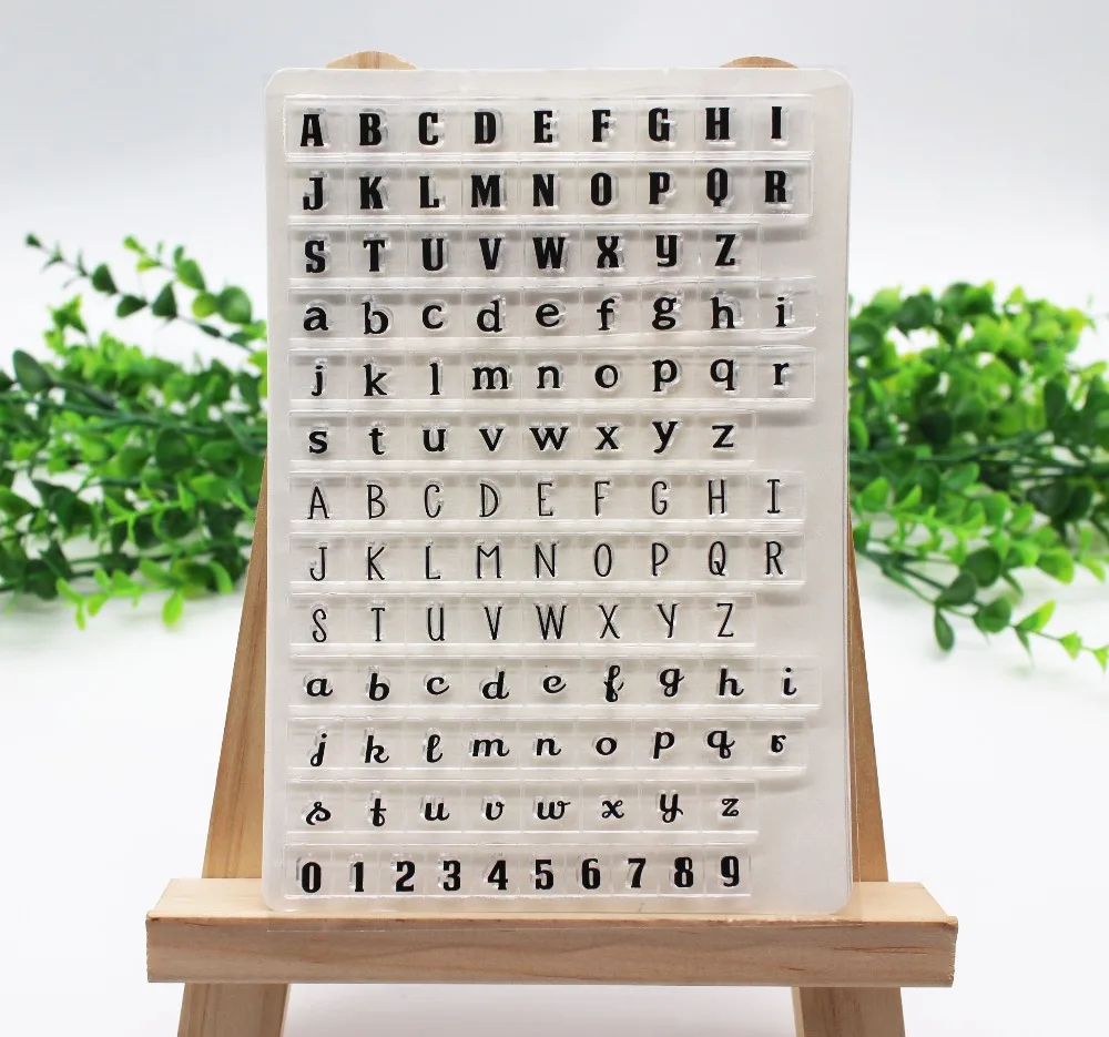 Alphabet letters&months Transparent Clear Stamps for Scrapbooking DIY Seal Photo Album Decorative Embossing Folder Template
Alphabet letters&months Transparent Clear Stamps for Scrapbooking DIY Seal Photo Album Decorative Embossing Folder Template