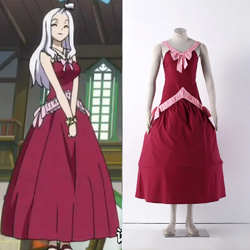 Anime FAIRY TAIL Mirajane Strauss Cosplay Costume Red Sling Dress Custom Customize Clothes For Women Anime Cosplay Set
Anime FAIRY TAIL Mirajane Strauss Cosplay Costume Red Sling Dress Custom Customize Clothes For Women Anime Cosplay Set