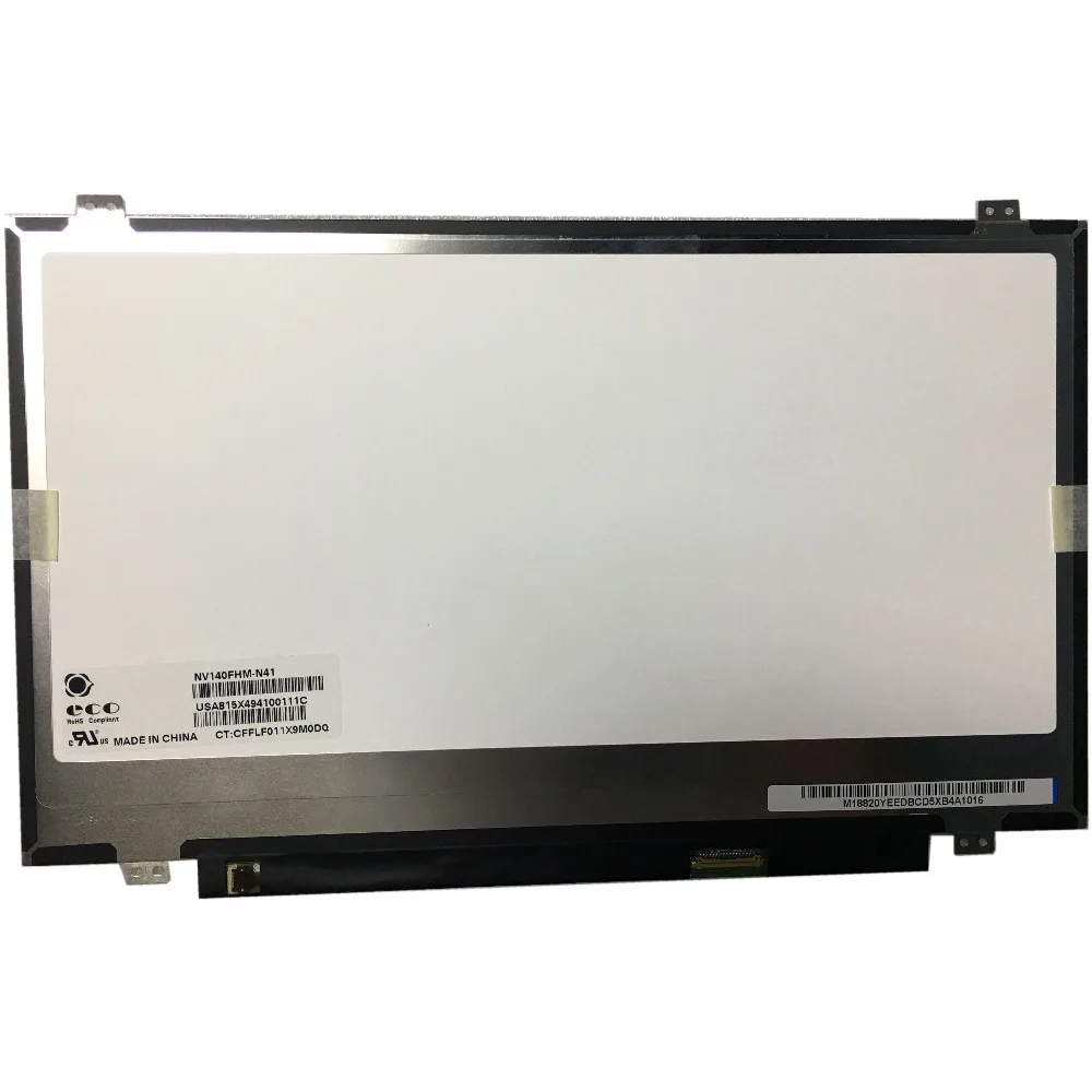 NV140FHM-N41 подходит HB140FH1-301 401 NV140FHM-N31 LP140WF3/WF1/WF6 SPD1 SPB1 SPL1 N
NV140FHM-N41 подходит HB140FH1-301 401 NV140FHM-N31 LP140WF3/WF1/WF6 SPD1 SPB1 SPL1 N