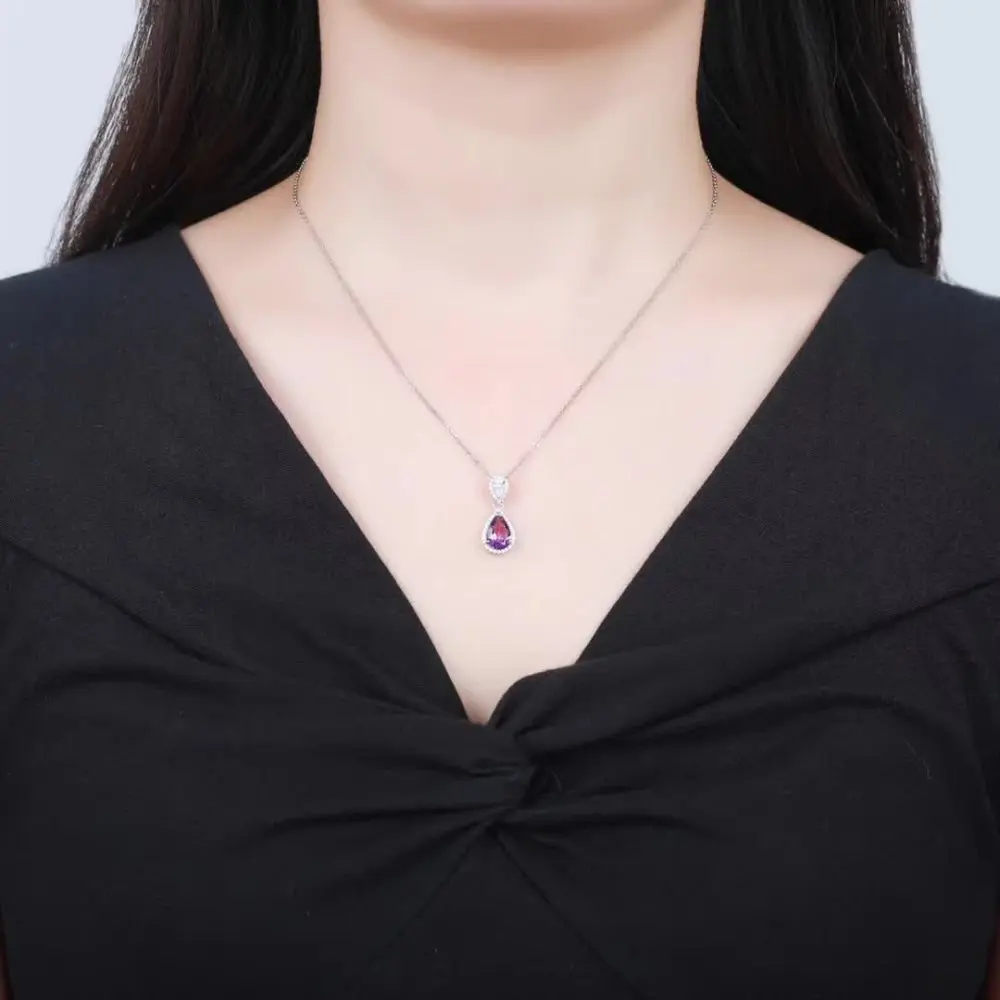 fine jewelry gemstone classic 925 sterling silver natural purple crystal amethyst charm necklace pendant for female
fine jewelry gemstone classic 925 sterling silver natural purple crystal amethyst charm necklace pendant for female