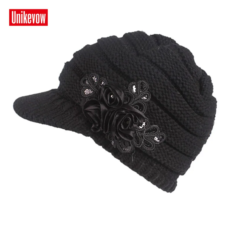 UNIKEVOW New arrival beanie Casual hat with handmade flower for Women Hip-hop cap for autum spring winter ladies' hats
UNIKEVOW New arrival beanie Casual hat with handmade flower for Women Hip-hop cap for autum spring winter ladies' hats