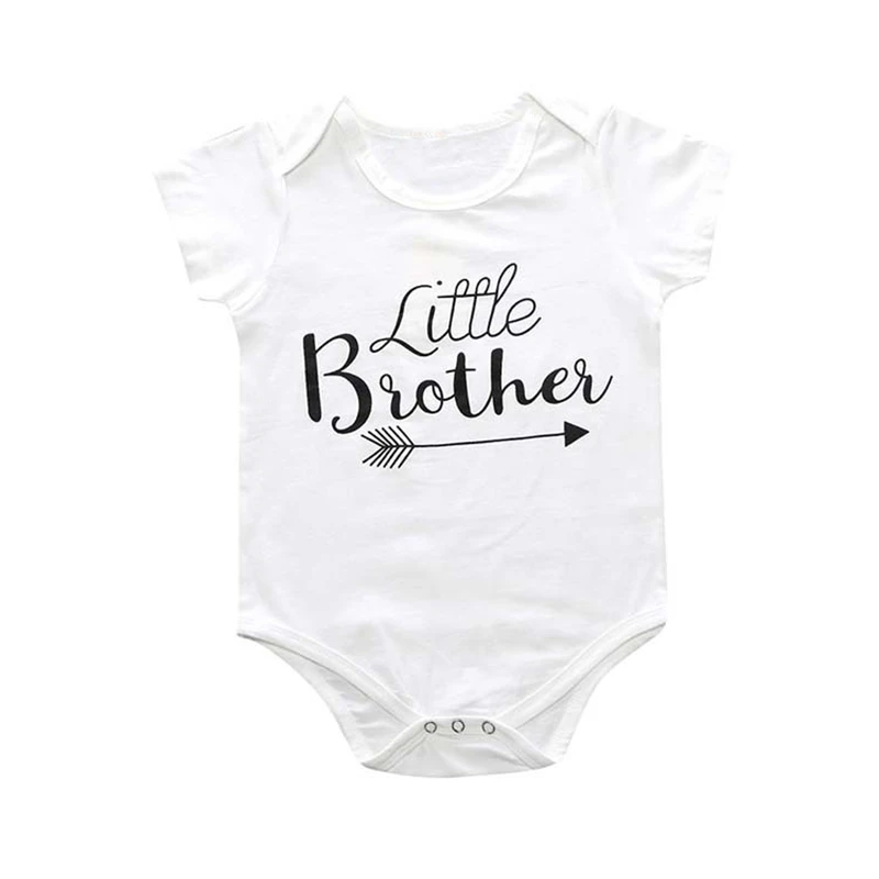 Infant Bodysuit Summer Toddler Jumpsuit Short Sleeved Cotton Letter Baby Boys Girls Triangle Climbing Clothes White
Infant Bodysuit Summer Toddler Jumpsuit Short Sleeved Cotton Letter Baby Boys Girls Triangle Climbing Clothes White